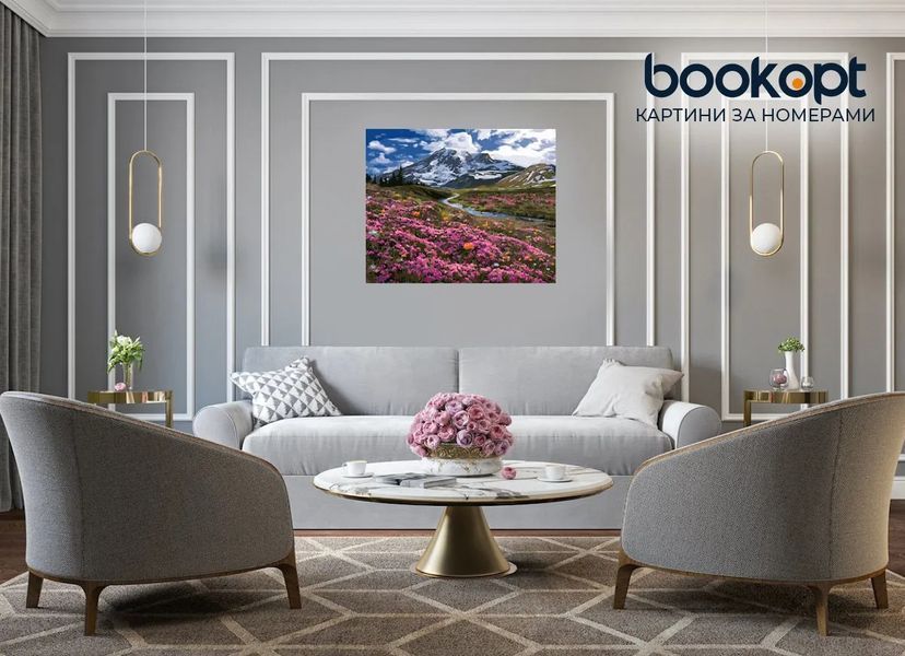 Картина по номерах Bookopt Море квітів 40х50 (ВК2139) 1011252 фото