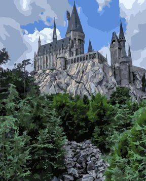 Картина по номерах Bookopt Hogwards 40х50 (BK2263) 1011613 фото