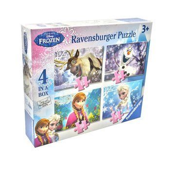 Пазл 4 в 1 Ravensburger Крижане серце 07360 173217 фото
