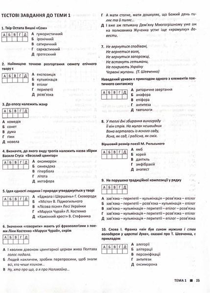 ЗНО 2024. Українська література. Комплексне видання + Узагальнена таблиця для повторення 1021039 фото