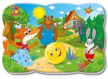 Магнітні пазли Vladi Toys Малюк зможе А5. Колобок 1019393 фото