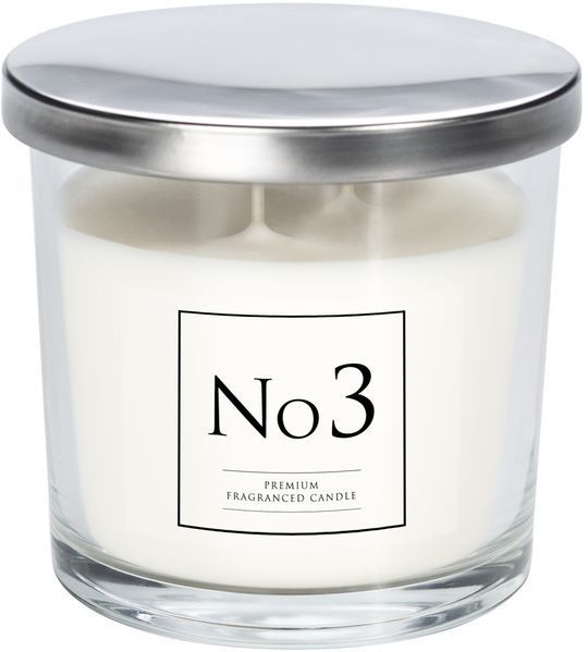 Ароматична свічка Bispol в скляному свічнику з металевою кришкою Premium Fragranced Candle №3 (snp100-003) 1016496 фото
