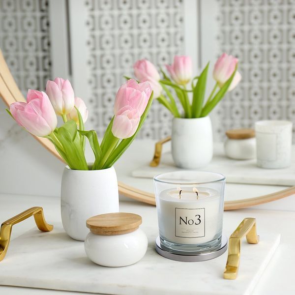 Ароматична свічка Bispol в скляному свічнику з металевою кришкою Premium Fragranced Candle №3 (snp100-003) 1016496 фото