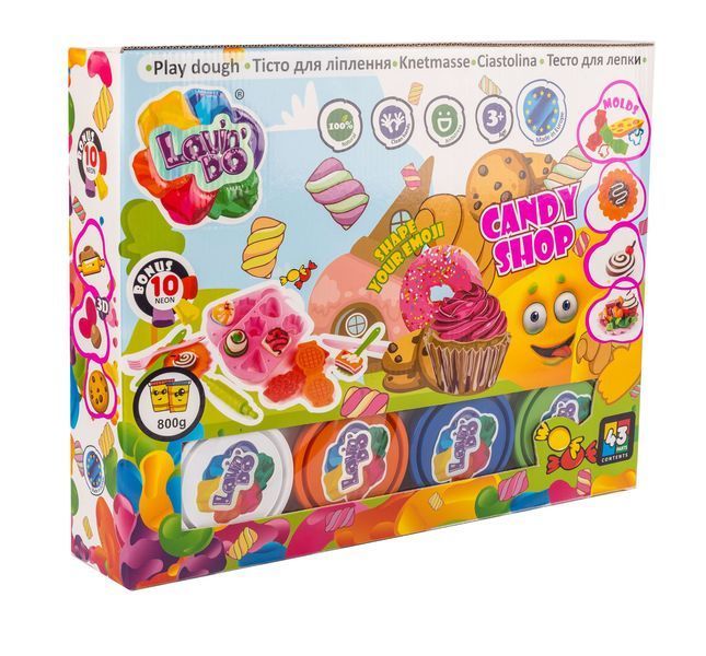 Набір тіста для ліплення Candy Shop 680г 11017 1000915 фото