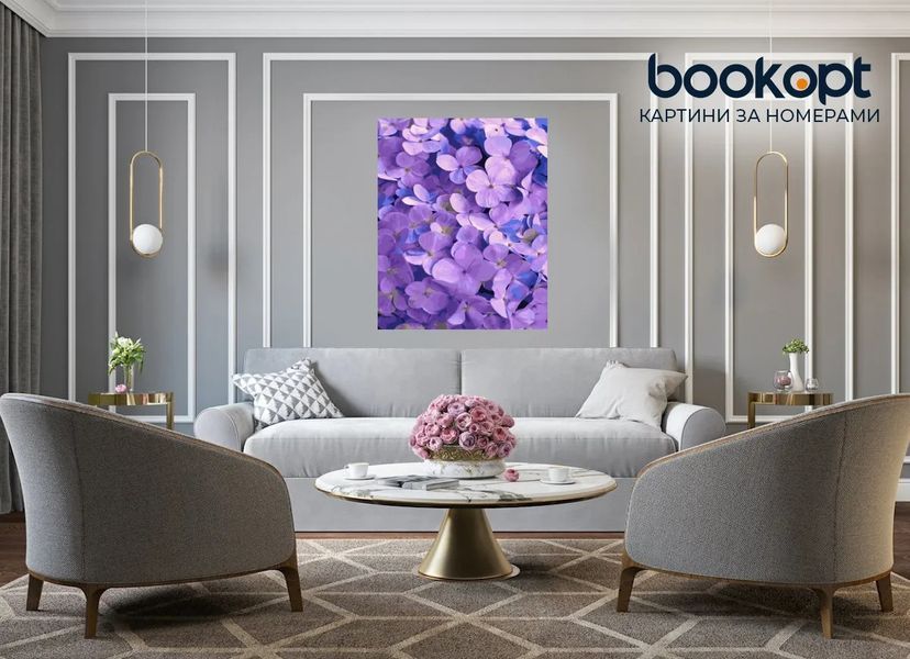 Картина по номерах Bookopt Бузок 40х50 (BK1412) 1011564 фото