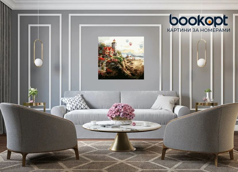 Картина по номерах Bookopt Кулі над пристанню 40х50 (BK1091) 1004488 фото