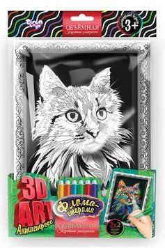 3D ART Антистрес розмальовка фломастерами 3DA-01-02 1015586 фото