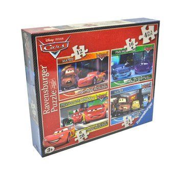 Пазл 4 в 1 Ravensburger Дісней Тачки 07259 173215 фото