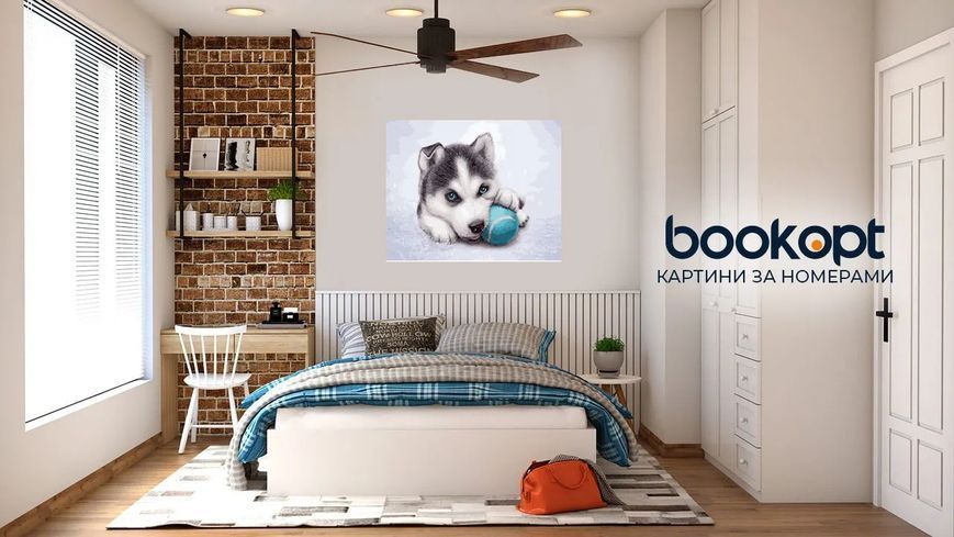 Картина по номерах Bookoptрайливий малюк 40х50 (ВК2119) 1011228 фото