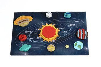 Розвиваюча гра з фетру Космос Умняшка 1003491 фото