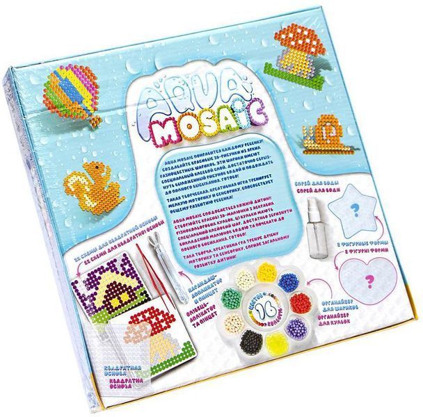Креативна творчість Danko Toys Aqua Mosaic середній набір (AM-01-02) 1022942 фото