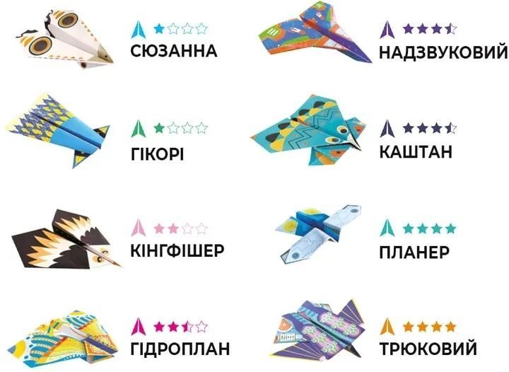 Набір для творчості Avenir оригамі Аеропорт з літаками 40 аркушів (CH201769) 1018130 фото