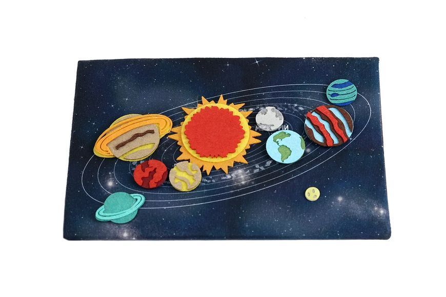 Розвиваюча гра з фетру Космос Умняшка 1003491 фото